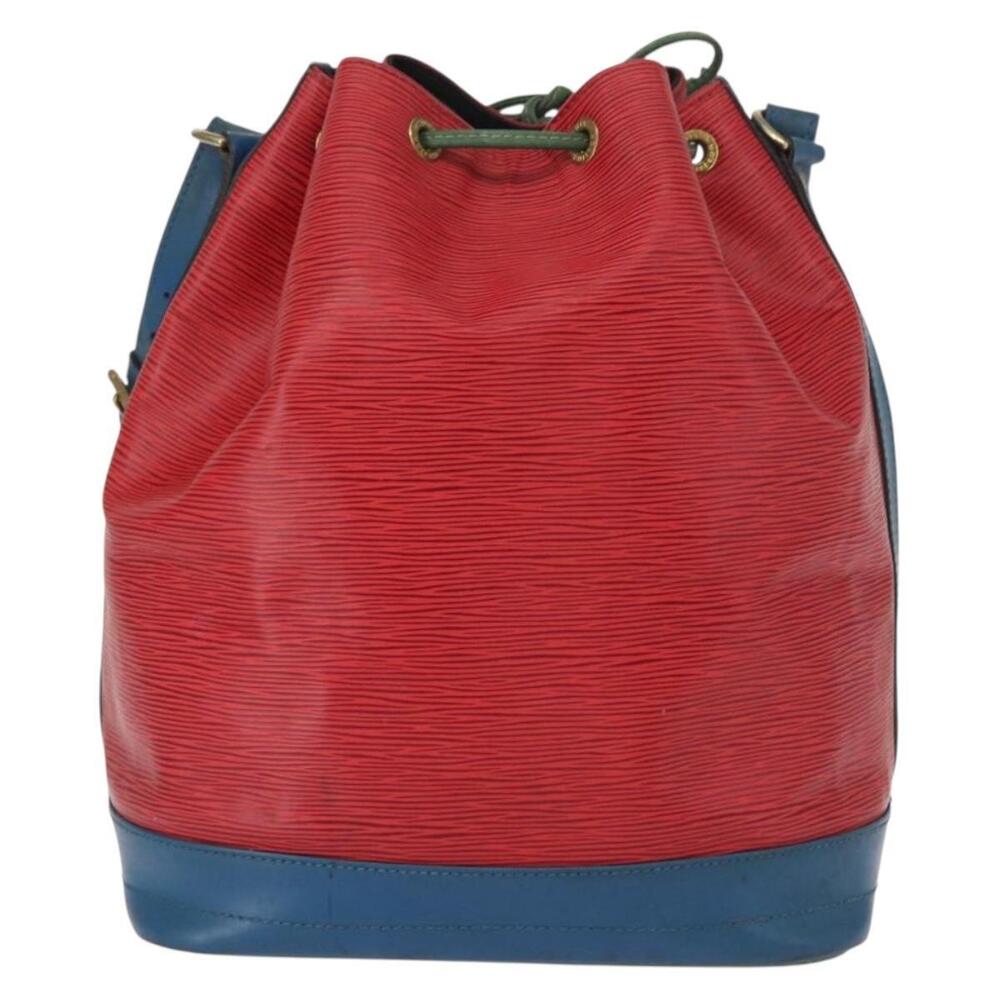 LOUIS VUITTON Epi Tricolor Noe Shoulder Bag Blue Red Green M44082 LV Auth 152652 - Picture 2 of 16